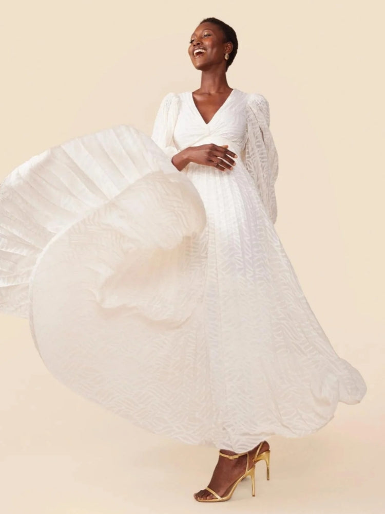 Allegory Elsa Cream Maxi Dress